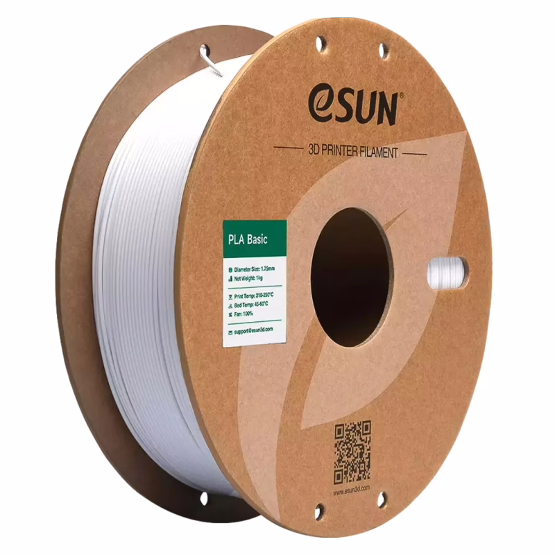 Пластик для 3D-принтера eSUN PLA BASIC 1,75mm 1kg COLD WHITE (PLA-BASIC175C-W1P1)