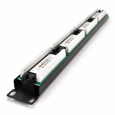 Патч-панель 19" 24xRJ-45 UTP cat. 5е, 1U PiPo (PP245191U)