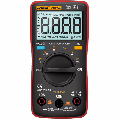 Цифровий мультиметр ANENG AN8001, V, A, R (AN8001)