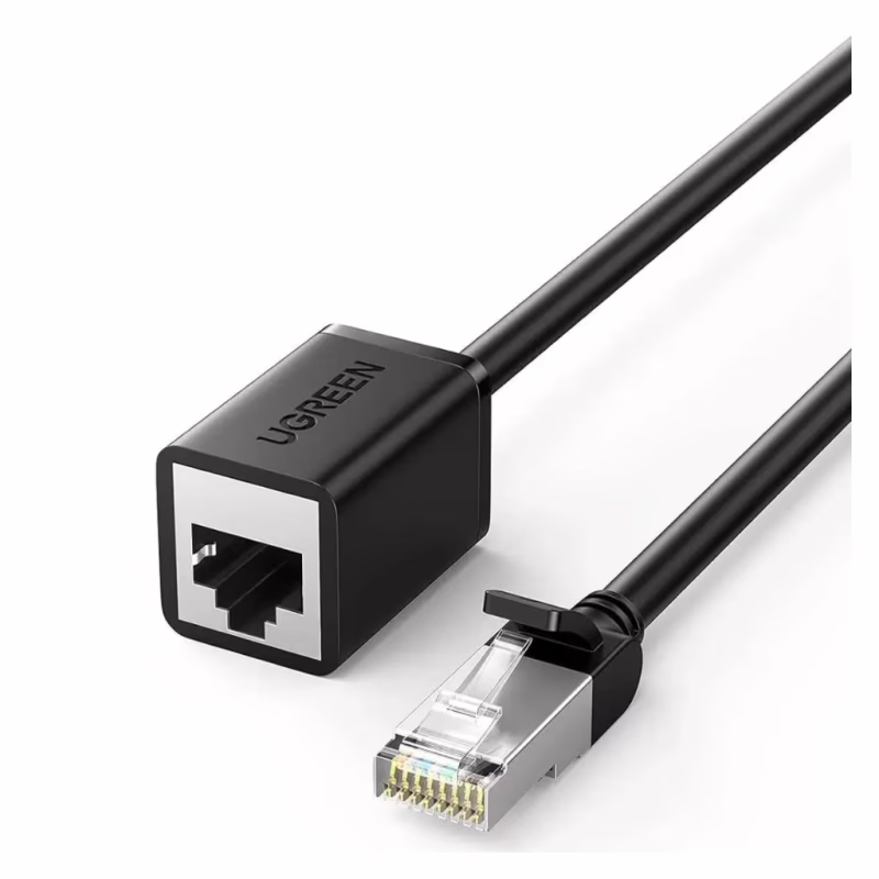 Патч-корд 2m F/UTP cat 6 RJ-45 extension black Ugreen (U_11281)