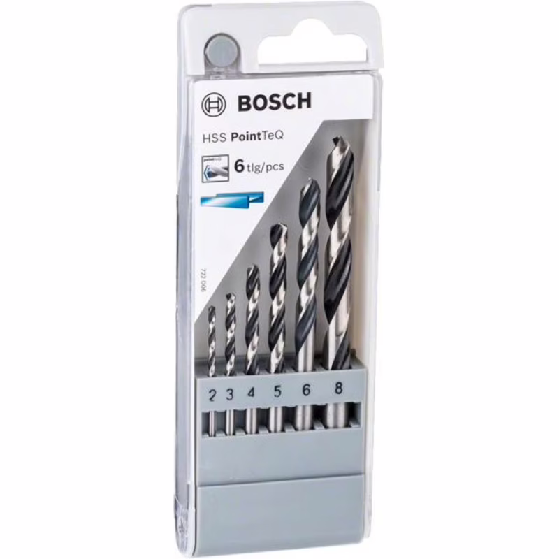 Набор сверл Bosch HSS PointTeQ 6 шт (2.608.577.346)