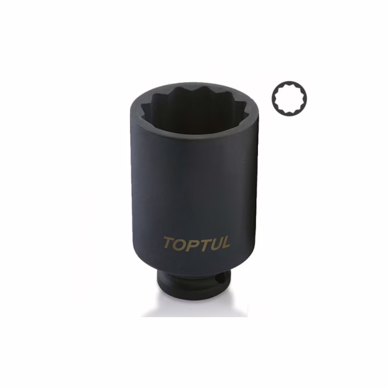 Торцевая головка Toptul ударная длинная 1/2" 30мм 12-гранная (KABJ1630)