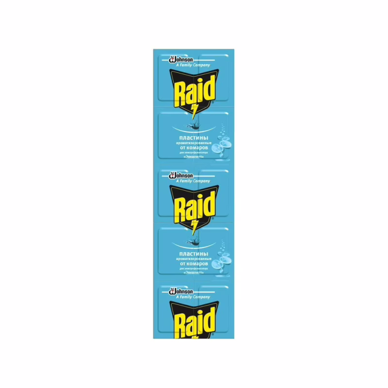 Пластини для фумігатора Raid Евкаліпт 10 шт. (4823002005639)