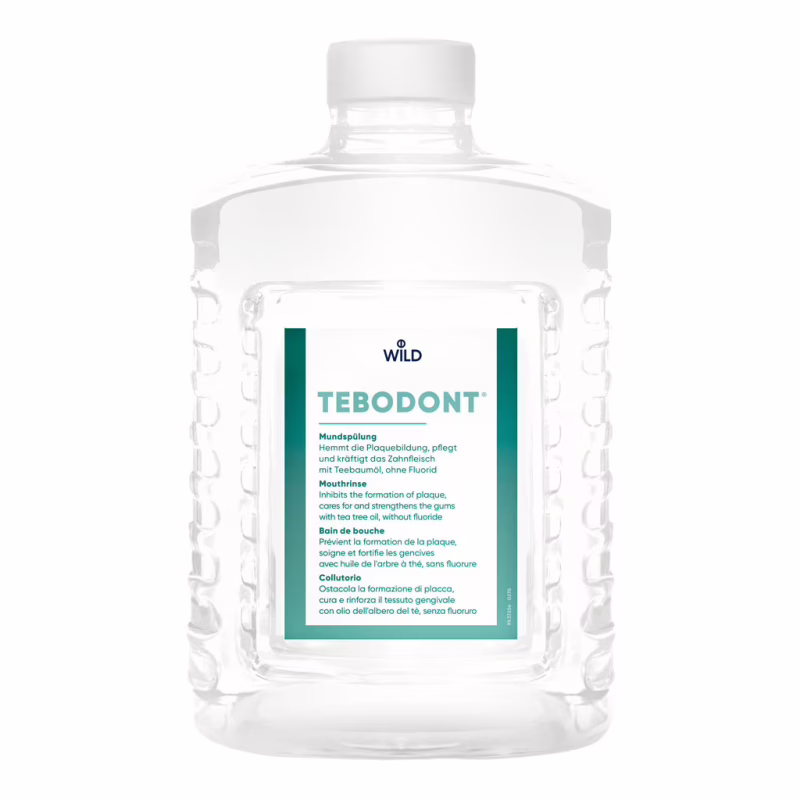 Ополаскиватель для полости рта Dr. Wild Tebodont с маслом чайного дерева без фторида 1.5 л (10.3477)