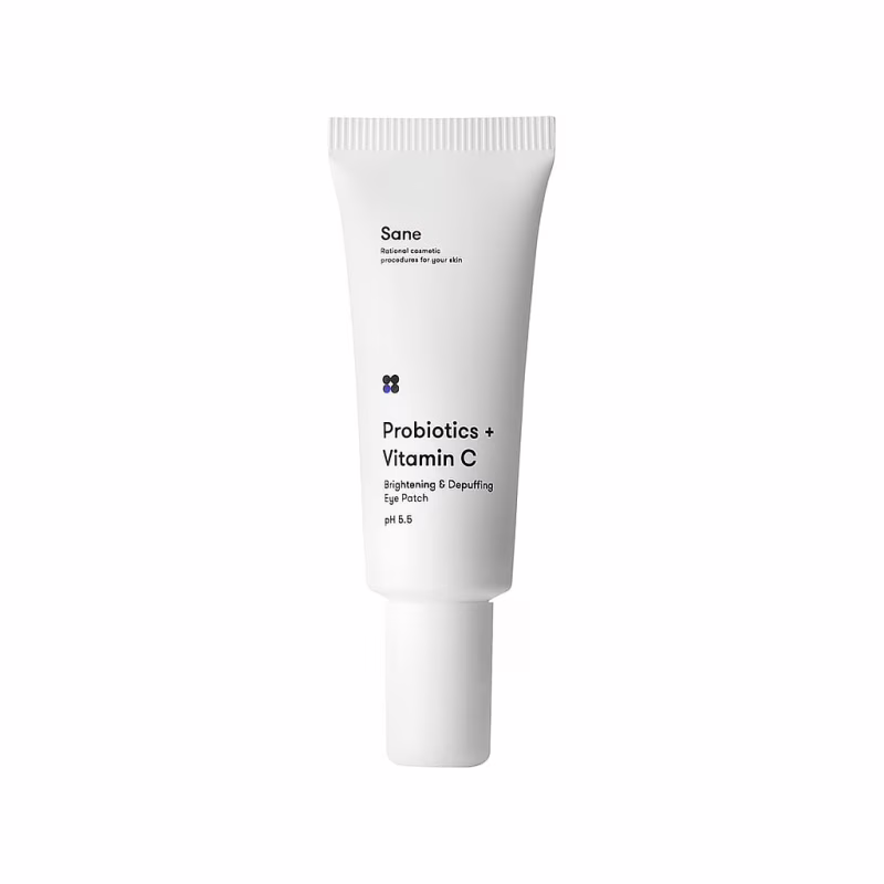 Патчі під очі Sane Probiotics + Vitamin C Brightening & Depuffing Eye Patch Рідкі 20 мл (4820266830083)