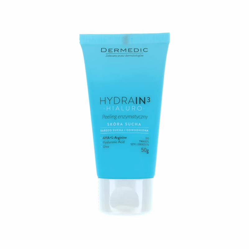 Пилинг для лица Dermedic Hydrain 3 Hialuro Энзимный Для мягкой очистки чувствительной и сухой кожи 50 мл (5906739783137)