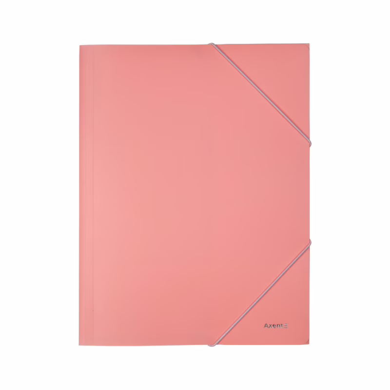 Папка на резинках Axent A4 430 мкм Pastelini pink (1504-10-A)