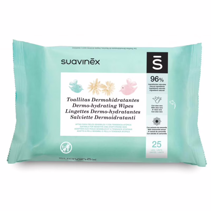 Детские влажные салфетки Suavinex 25 шт. (401153)