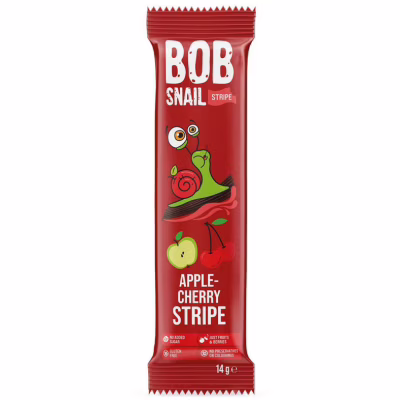 Конфета Bob Snail Улитка Боб Яблоко-Вишня, 14 г (4820206080622)
