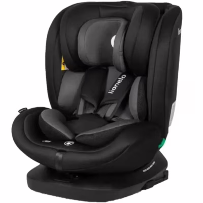 Автокресло Lionelo Bastiaan i-Size Black Grey, черное (LO-BASTIAAN I-SIZE BLACK GREY)