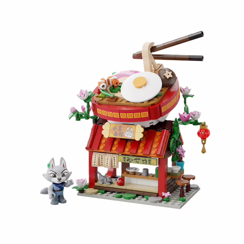 Конструктор Pantasy Kung Fu Panda Кунгфу Панда Міні Вид на вулицю - Раменна крамниця Чжена (86506)