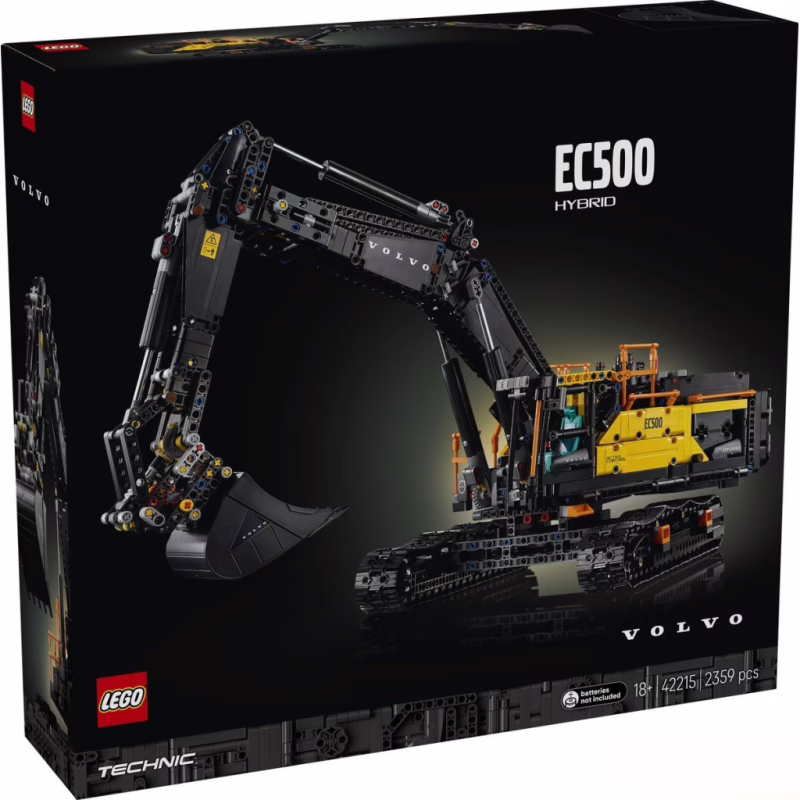 Конструктор LEGO Technic Экскаватор Volvo EC500 Hybrid (42215)