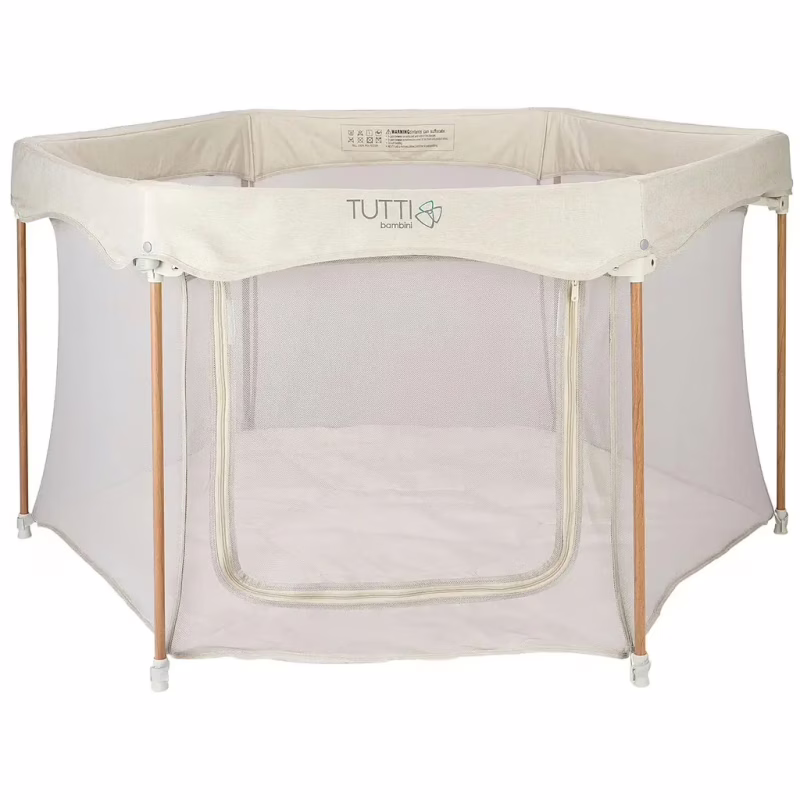 Дитячий манеж Tutti Bambini Hexa бежевий (511800/EC)