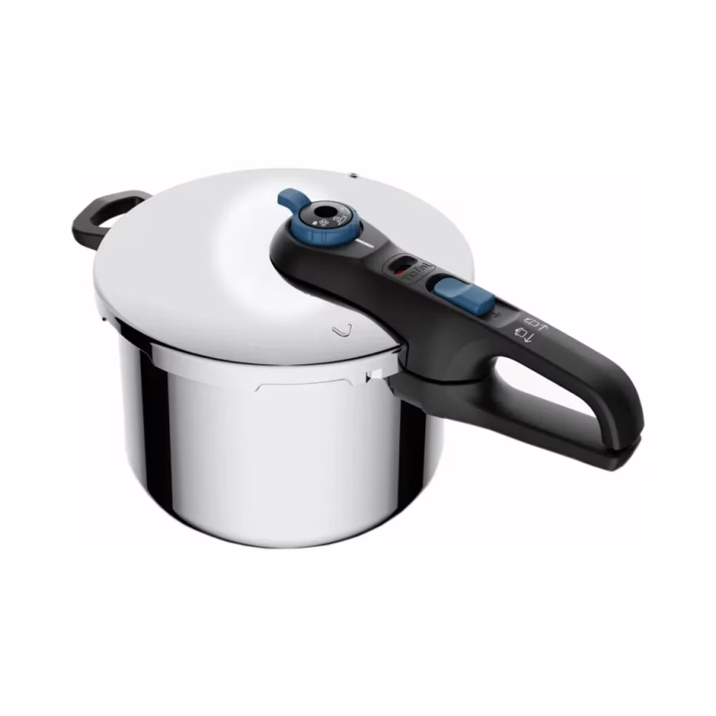 Кастрюля Tefal Secure Trendy Скороварка з паровим кошиком 8л (P2584401)