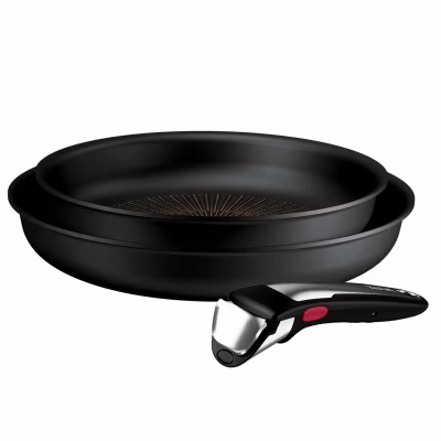 Набор посуды Tefal Ingenio Excellence+, 3 предмети, чорний (P0009553)