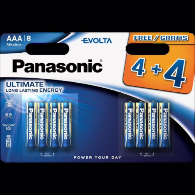 Батарейка Panasonic Evolta Ultimate LR3 (AAA) Alkaline 8 шт.