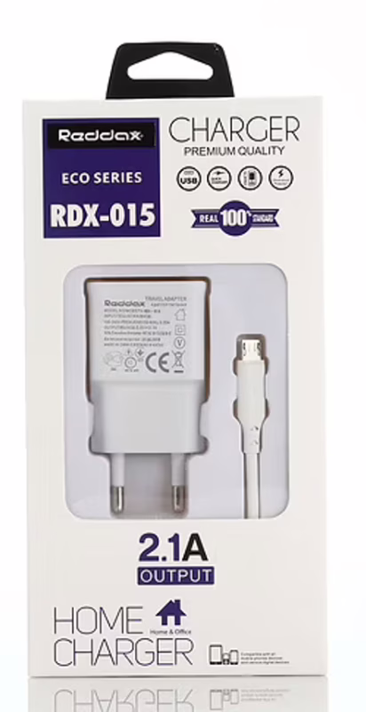 Сетевое зарядное устройство REDDAX RDX-015 10W (Type-C), White