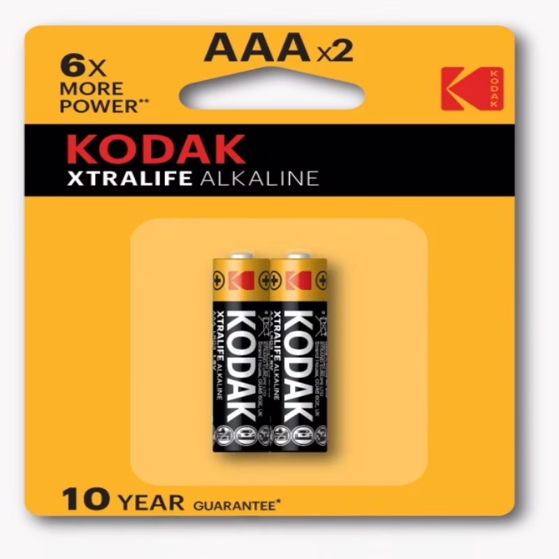 Батарейка KODAK LR3/AAA/ Alkaline Блистер 2шт