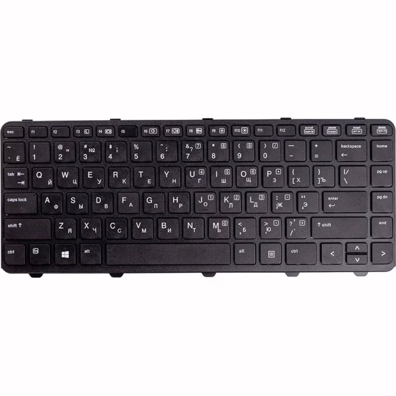 Клавіатура ноутбука HP ProBook 640 G1 черн/черн (KB310749)