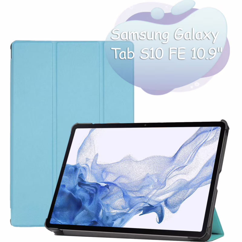 Чехол для планшета BeCover Smart Case Samsung Galaxy Tab S10 FE (SM-X520/SM-X526) 10.9" Light Blue (713278)