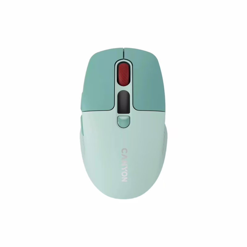 Мишка Canyon MW-26 LCD Silent Wireless/Bluetooth Green (CNS-CMSW26GR)