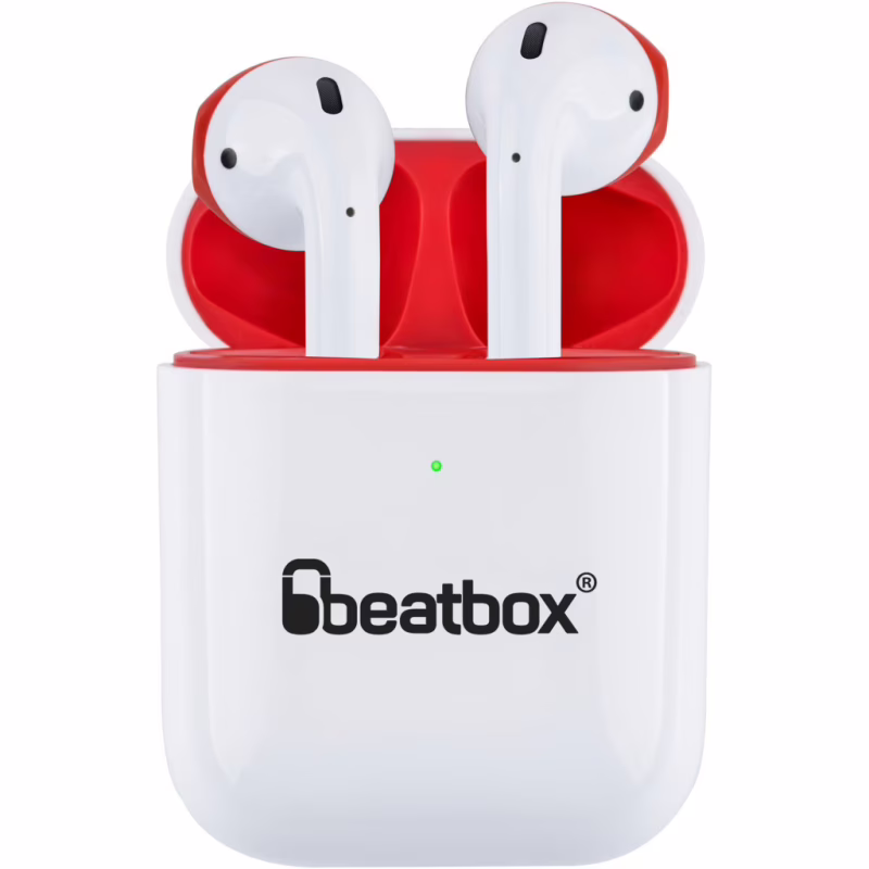 Наушники BeatBox PODS AIR 2 Wireless Charging White-Red (bbpair2wcwr)