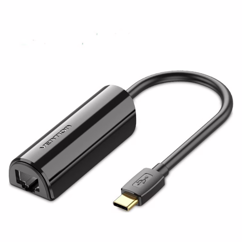 Переходник USB-C to RJ45 Ethernet 100Mbps Vention (CFABB)