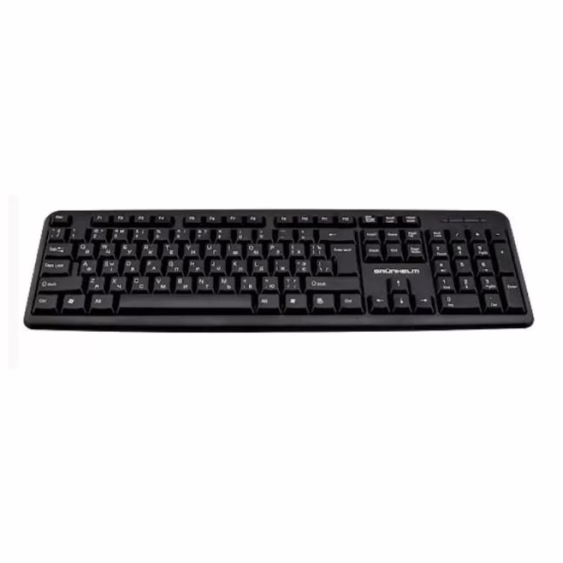 Клавіатура Grunhelm KB-101WD USB UA Black (109327)