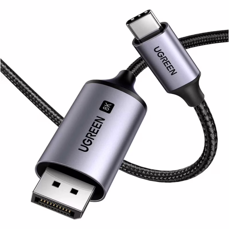 Кабель мультимедийный USB-C to DisplayPort M 2.0m 8K CM556 black Ugreen (25158)