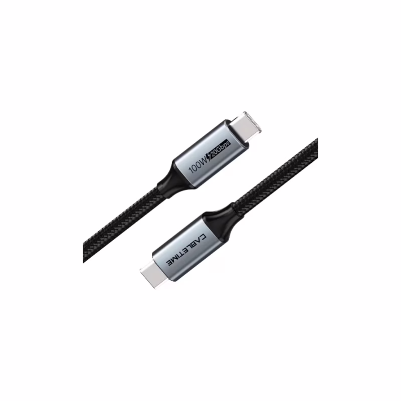Дата кабель USB-C to USB-C 2.0m 100W USB3.1 20Gbps 4K60Hz Cabletime (CA914234)
