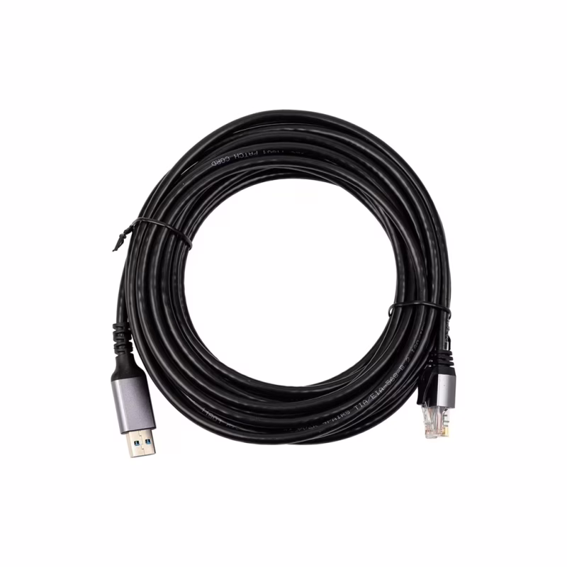 Дата кабель USB AM to RJ45 Ethernet 7.5m CAT6 UTP PowerPlant (CA915019)
