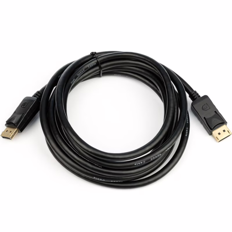 Кабель мультимедійний DisplayPort M to DisplayPort M 5.0m 8K/4K black Atcom (50121)