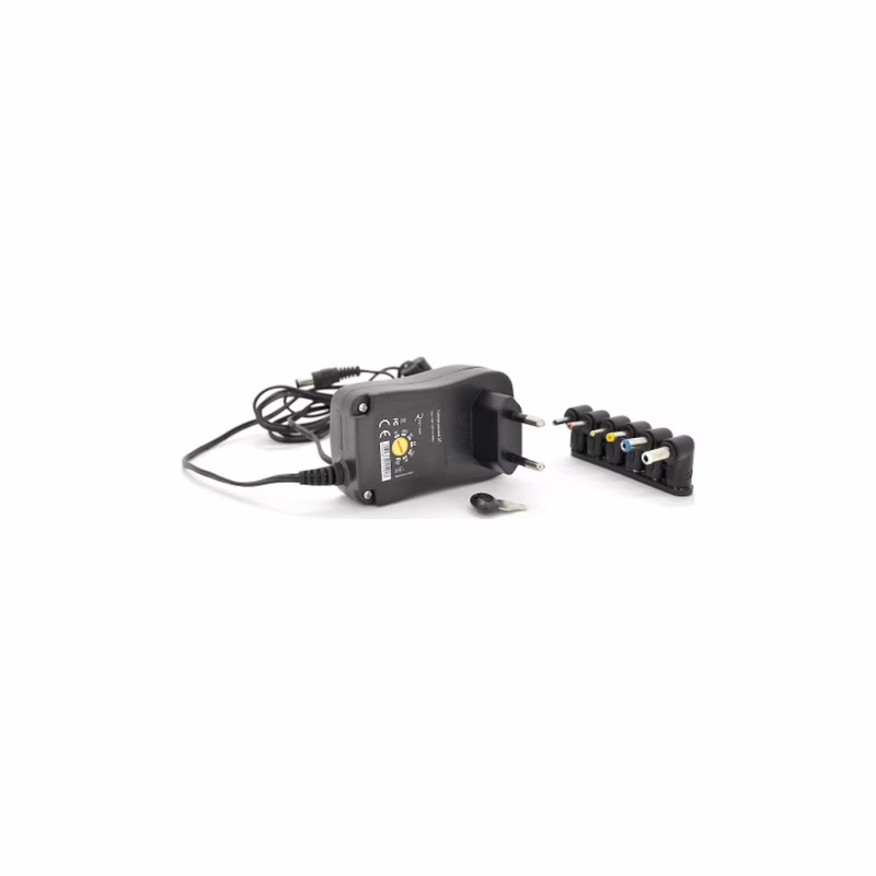 Блок питания сетевой Voltronic 18W Universal, Output 3V-12V, 2.35*0.75/ 3.0*1.1/3.5*1.35/4.0*1.7 /5.5*2.1/5.5*2.5 (12491 / YT-UPS18W)