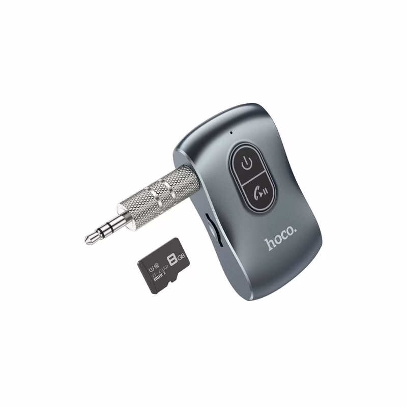 Bluetooth трансмітер HOCO E73 Pro Journey AUX BT audio receiver/transmitter Black Star (6931474783752)