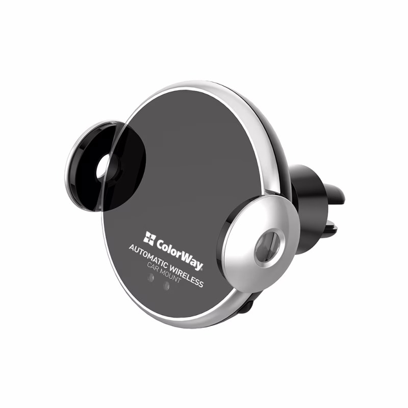 Универсальный автодержатель ColorWay AutoSense Car Wireless Charger 2 10W Black (CW-CHAW035Q-BK)