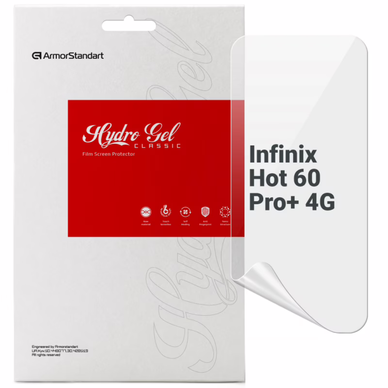 Пленка защитная Armorstandart hydrogel Infinix Hot 60 Pro+ 4G (ARM88877)