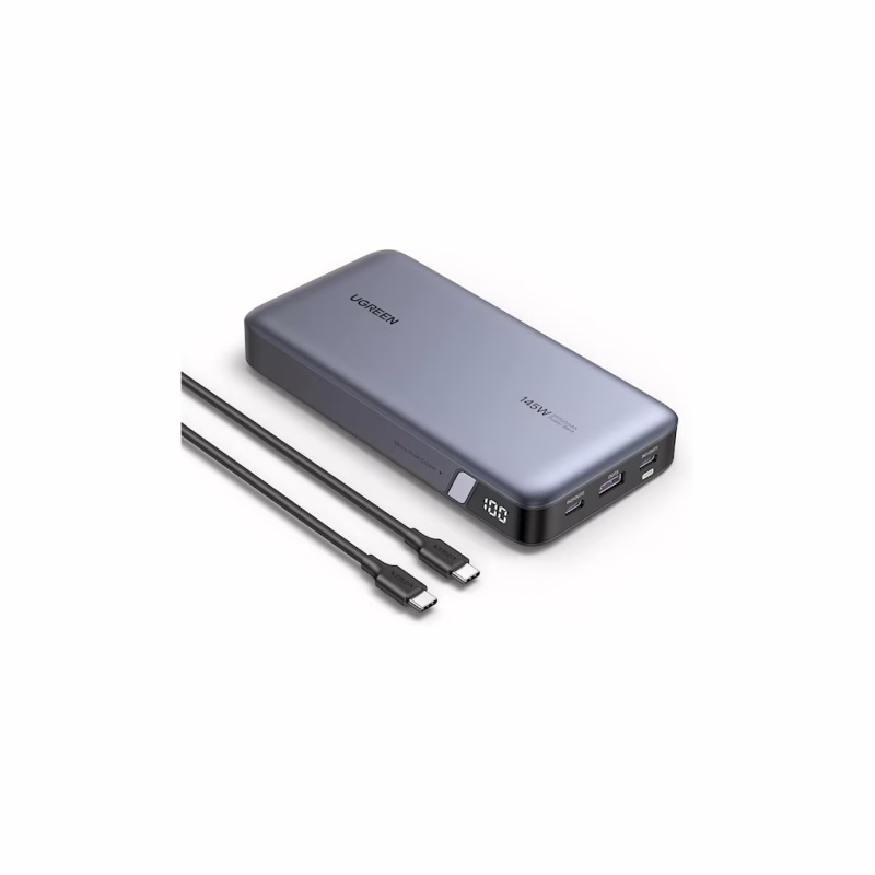 Батарея универсальная Ugreen 25000 mAh 145W Fast Charging Space Gray (U_90597A)
