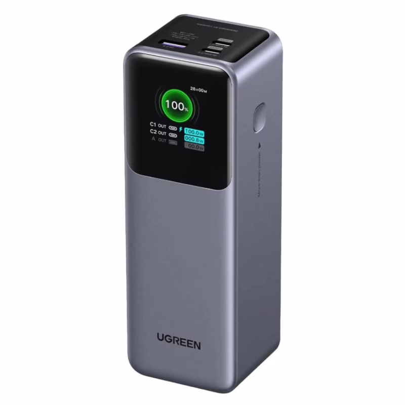 Батарея универсальная Ugreen 25000 mAh 200W Fast Charging Space Gray (U_35525B)