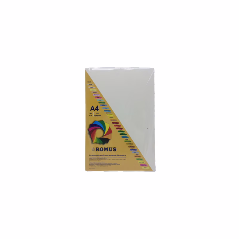 Папір Romus A4 160 г/м2 100sh Ivory (R51451)