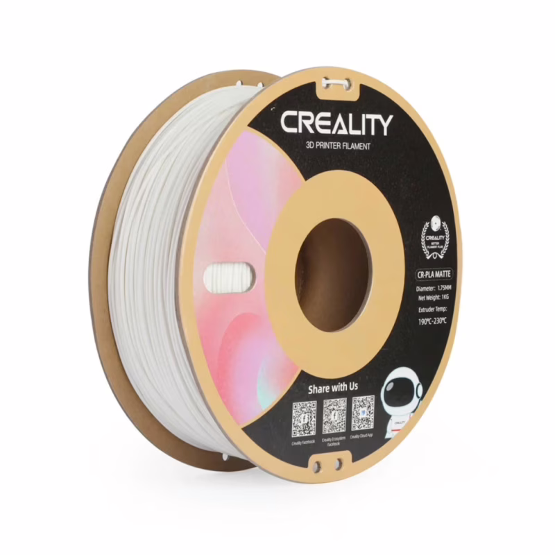 Пластик для 3D-принтера Creality PLA matte 1кг, 1.75мм, natural white (3301010296)