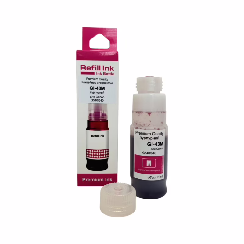 Чорнило Premium Quality Canon GI-43 70мл Magenta 4680C001 (70264930)