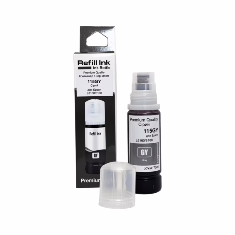 Чернила Premium Quality Epson 115 70мл Gray C13T07D54A SmartFill (70264910)