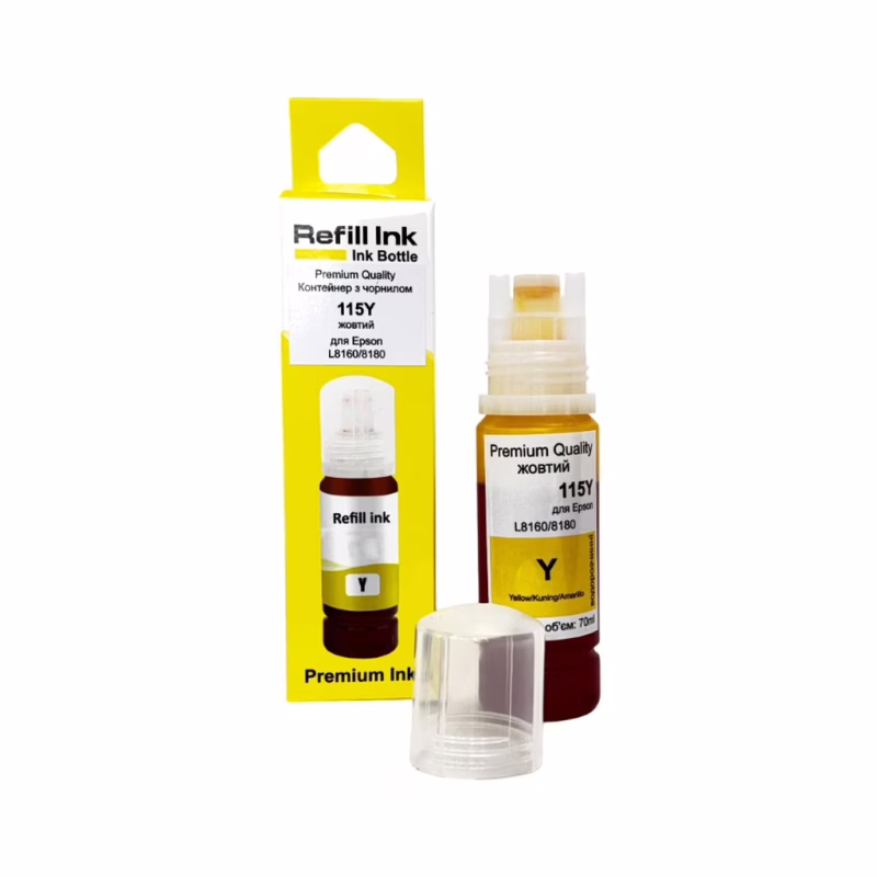 Чорнило Premium Quality Epson 115 70мл Yellow C13T07D44A (70264912)