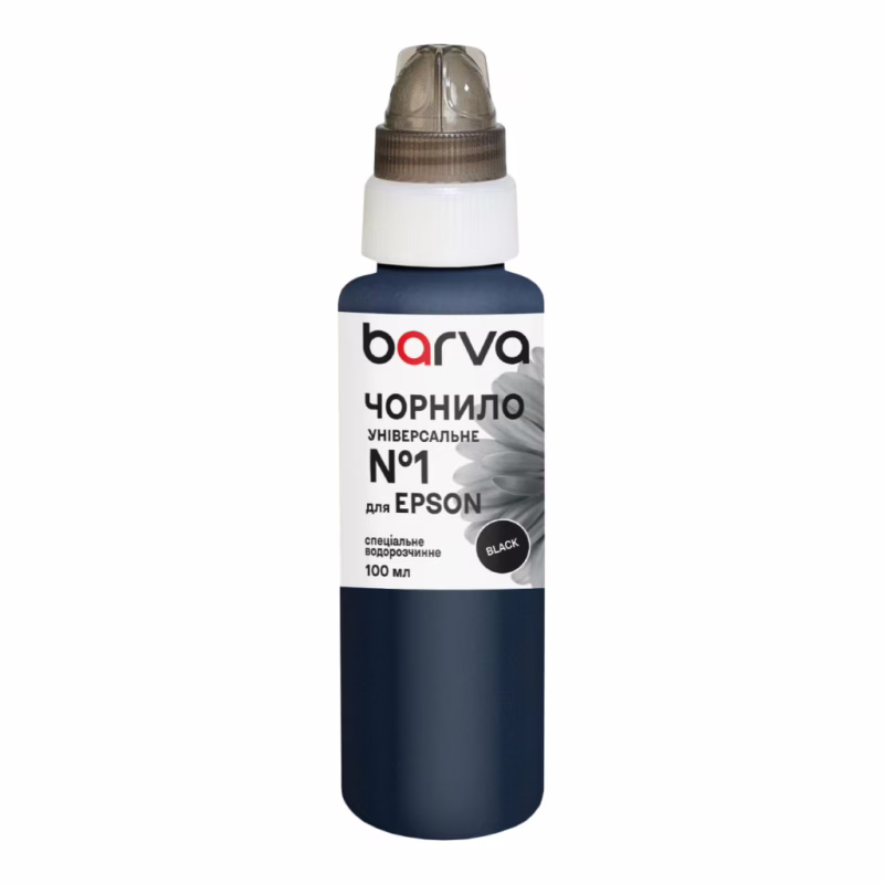 Чернила Barva Epson 1 100 мл, universal, black (EU1-445e)