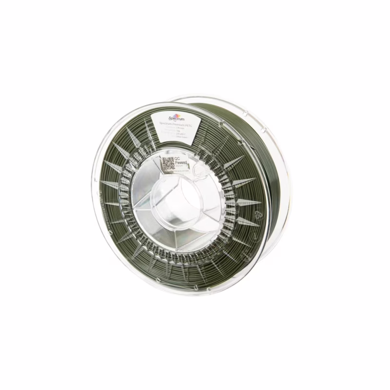 Пластик для 3D-принтера Spectrum PET-G Premium 1.75mm 1kg Green, Olive, RAL6003 (80603)