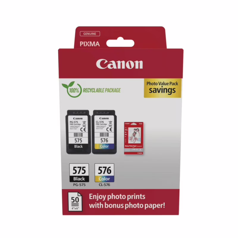 Картридж Canon PG-575/CL-576 Multipack BK,Color 100с (5438C004)