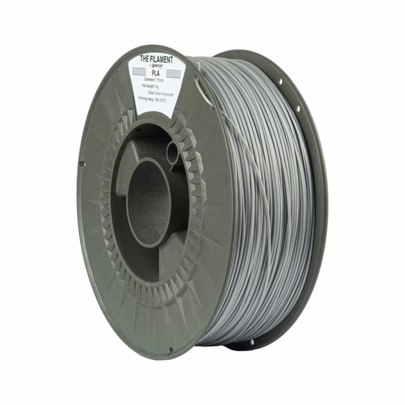 Пластик для 3D-принтера The Filament PLA 1.75mm 1kg SILVER ALUMINIUM (TF-24006)