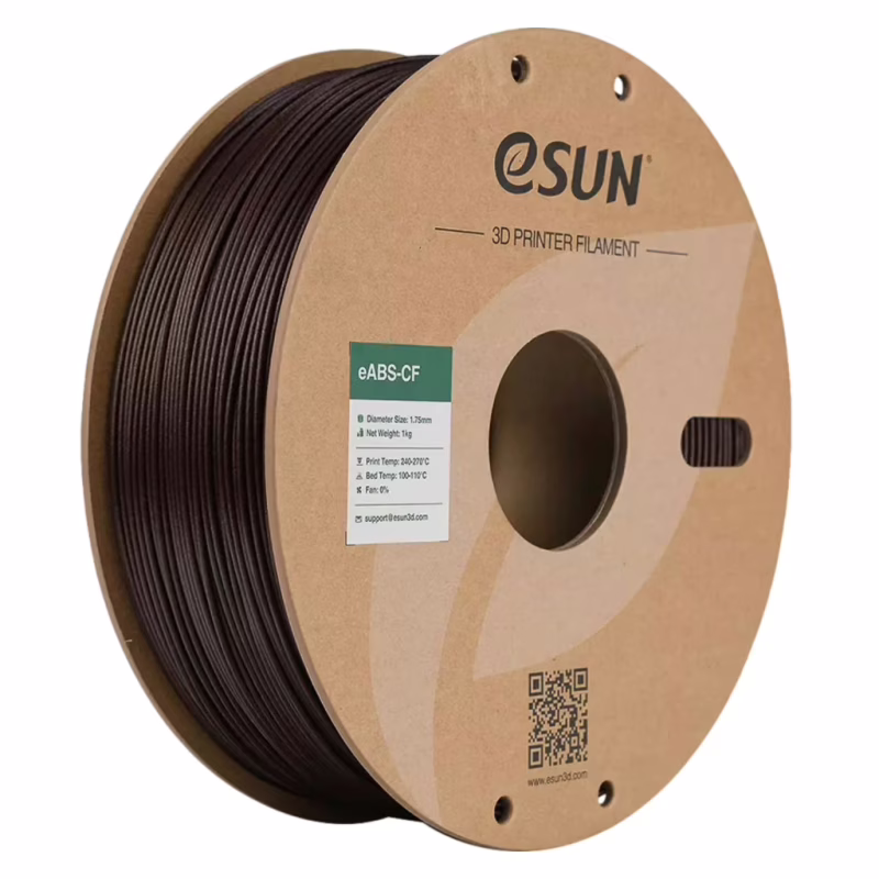 Пластик для 3D-принтера eSUN EABS-CF 1,75mm 1kg DARK RED (EABS-CF-P175AR1)