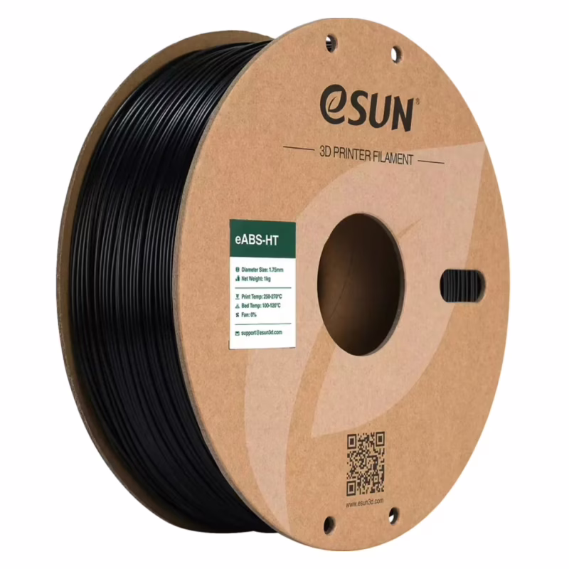 Пластик для 3D-принтера eSUN EABS-HT 1,75mm 1kg BLACK (EABS-HT-P175B1)