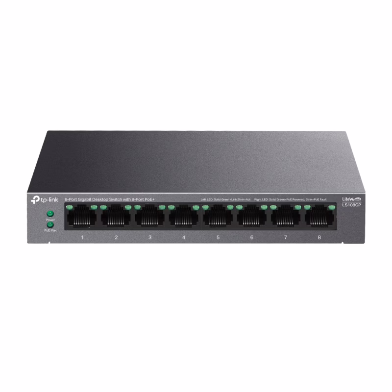 Коммутатор сетевой TP-Link LS108GP